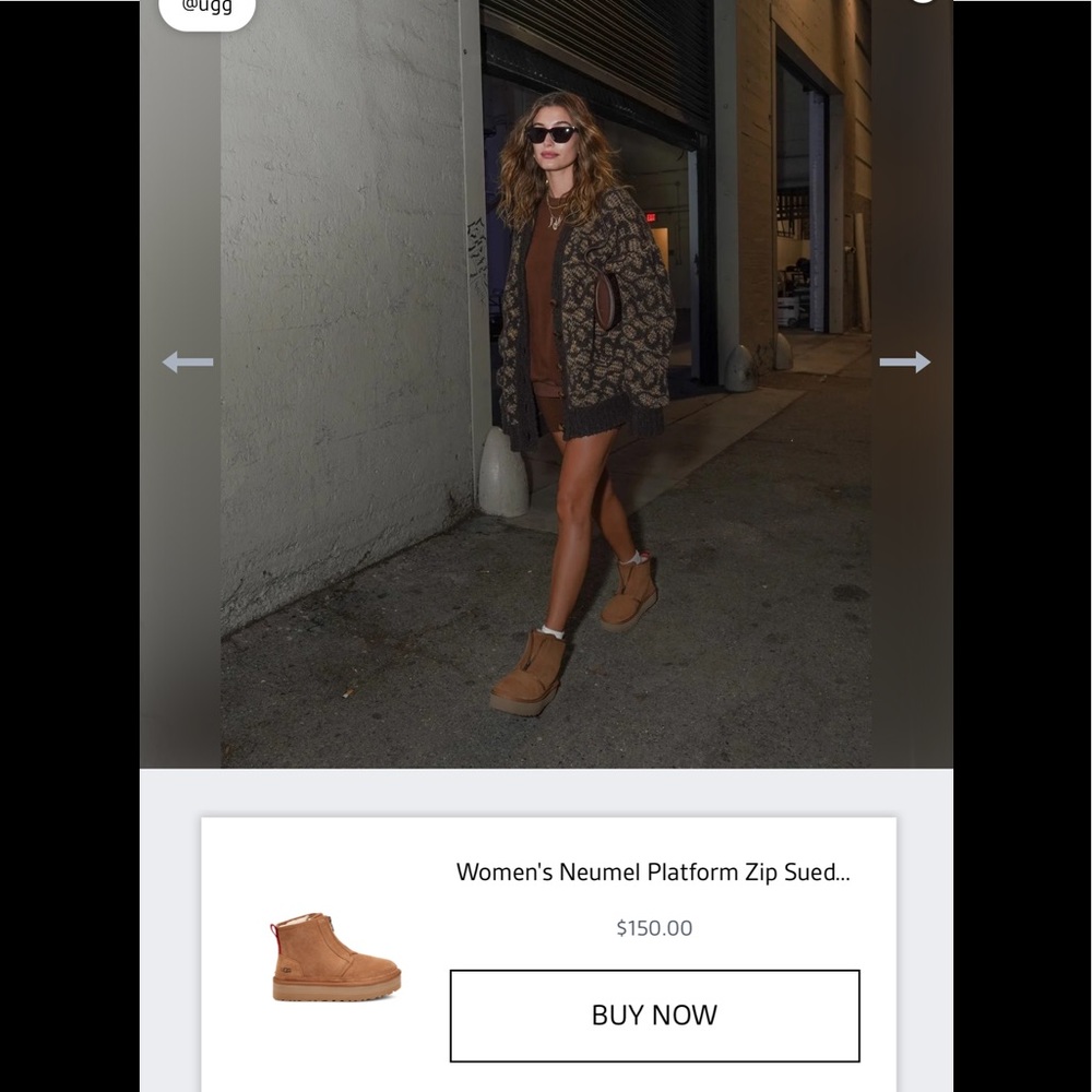 🐪NEW WITH TAGS🐪 UGG Neumel Platform Zip Suede 7,8,9,10,11 - Picture 6 of 13